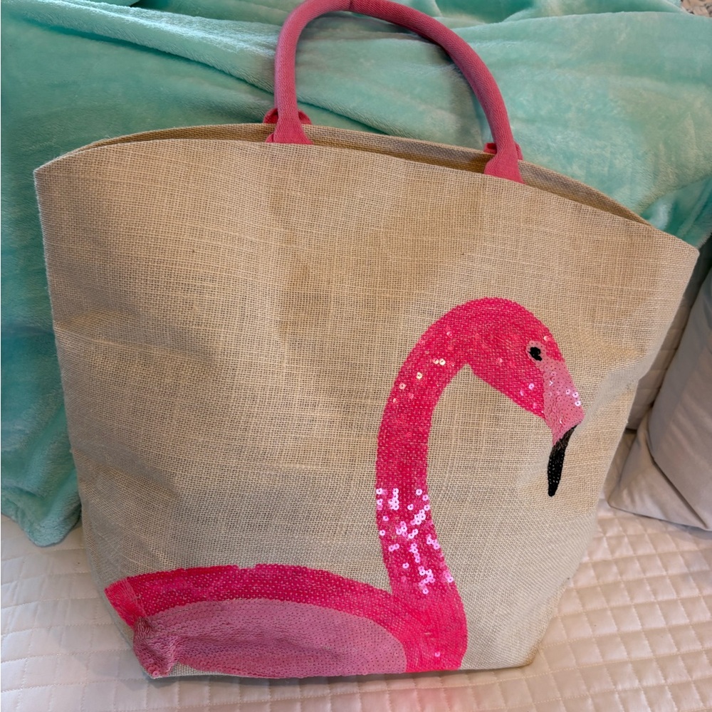 Pink Flamingo Tote Bag Brand New